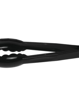 Black Scalloped Tongs -9"
