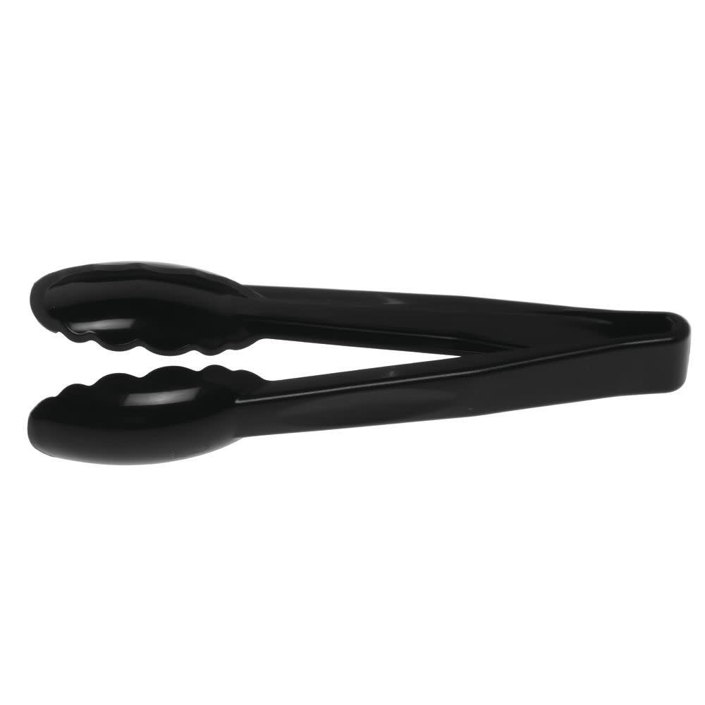 Black Scalloped Tongs -9"