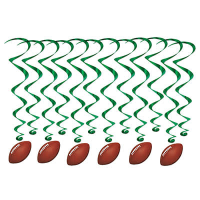 Football Whirls- 12ct