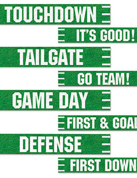 Football Street Sign Cutouts