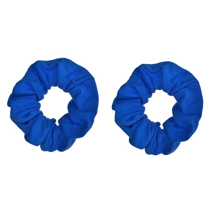 Blue Scrunchies -2ct