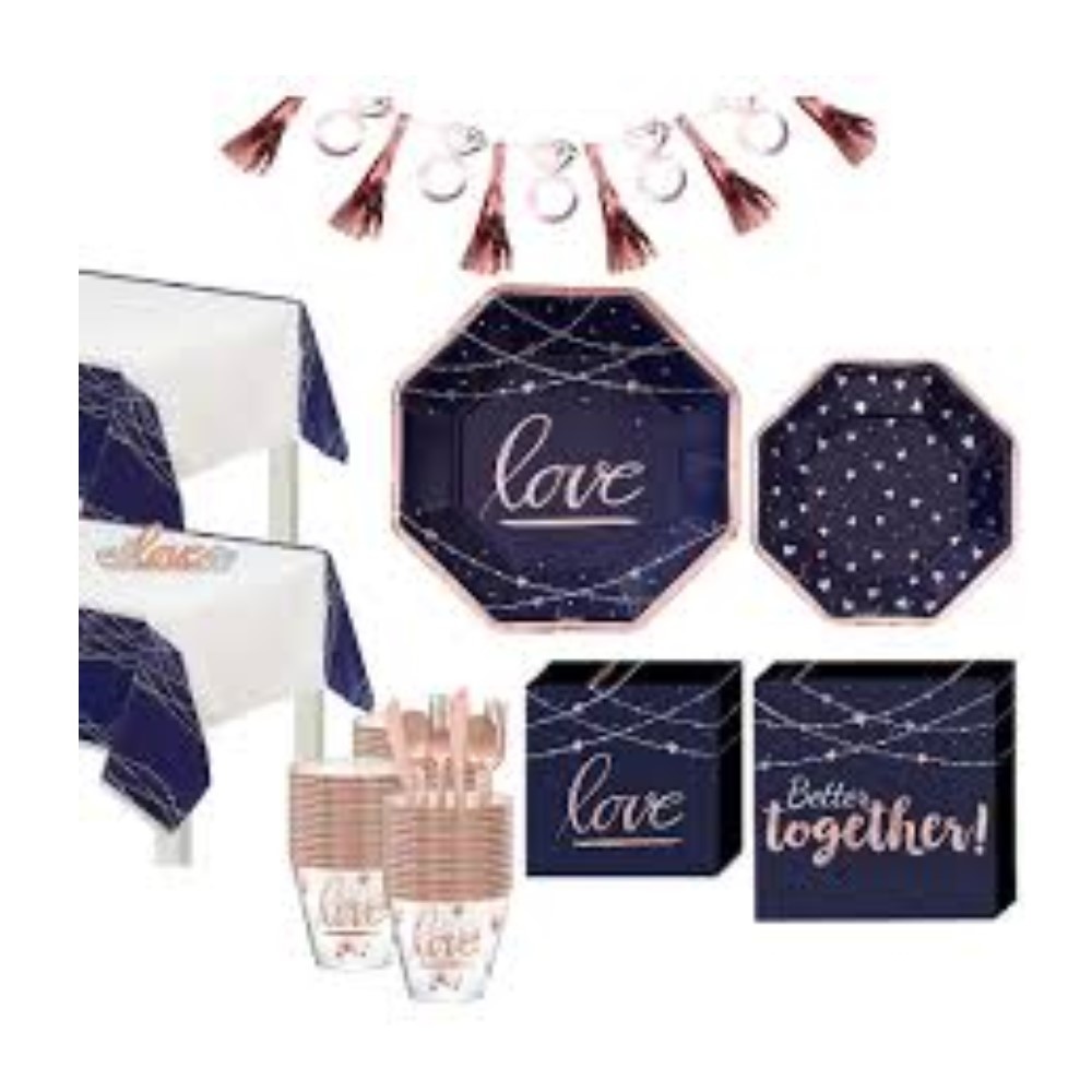 Navy & Blush Wedding