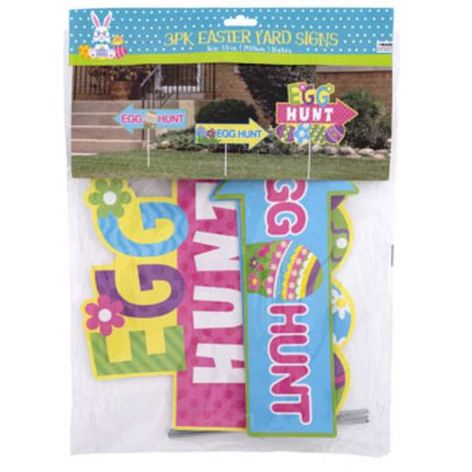 Easter Egg Hunt Yard Sign- Corrugated Plastic