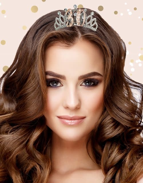 30th Rose Gold Tiara