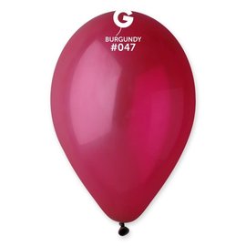 Burgundy 12" Latex Balloons, 50ct
