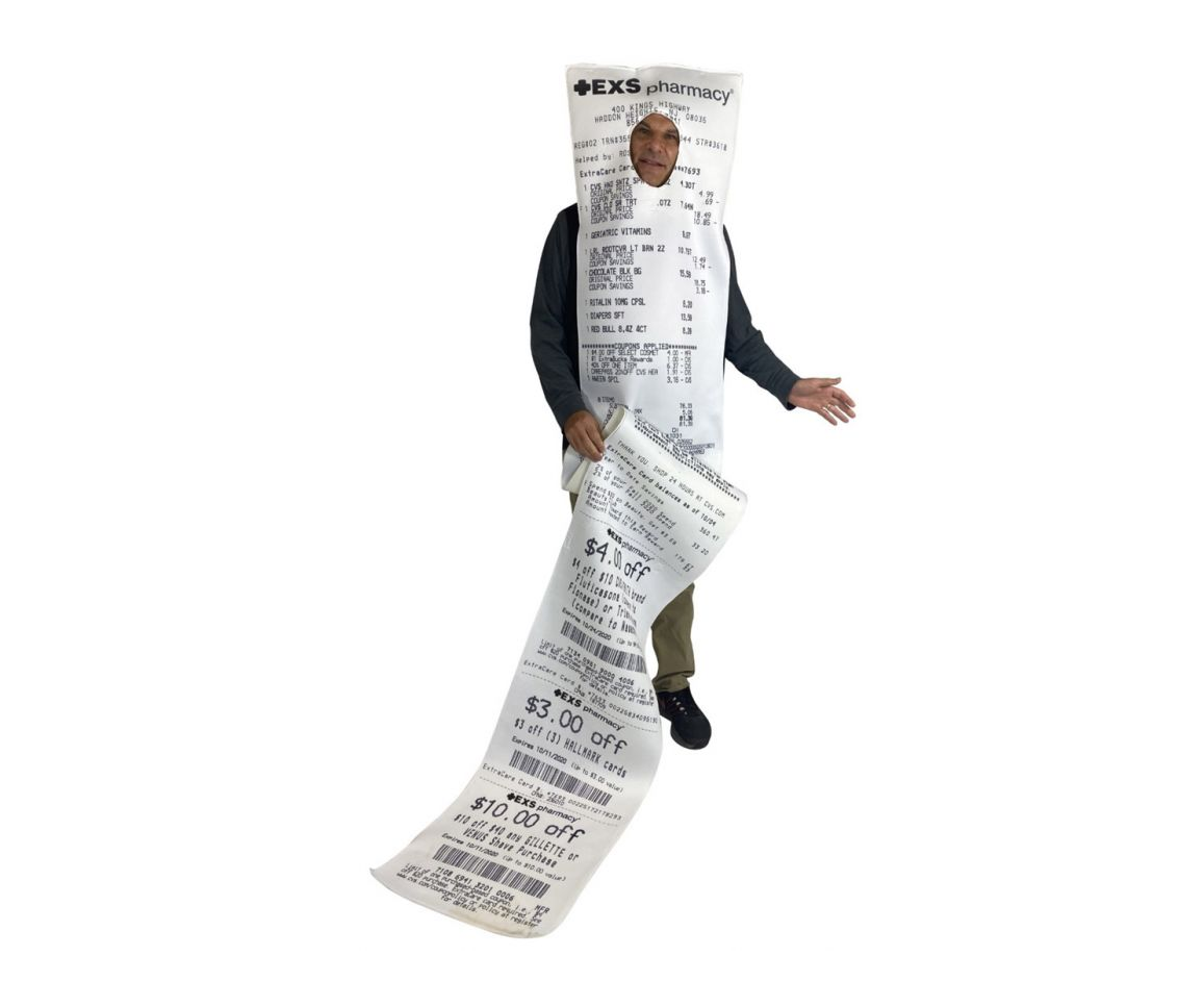 Adult EXS-ively Long Pharmacy Receipt (#421)
