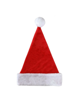 Plush Santa Hat- Standard 17"