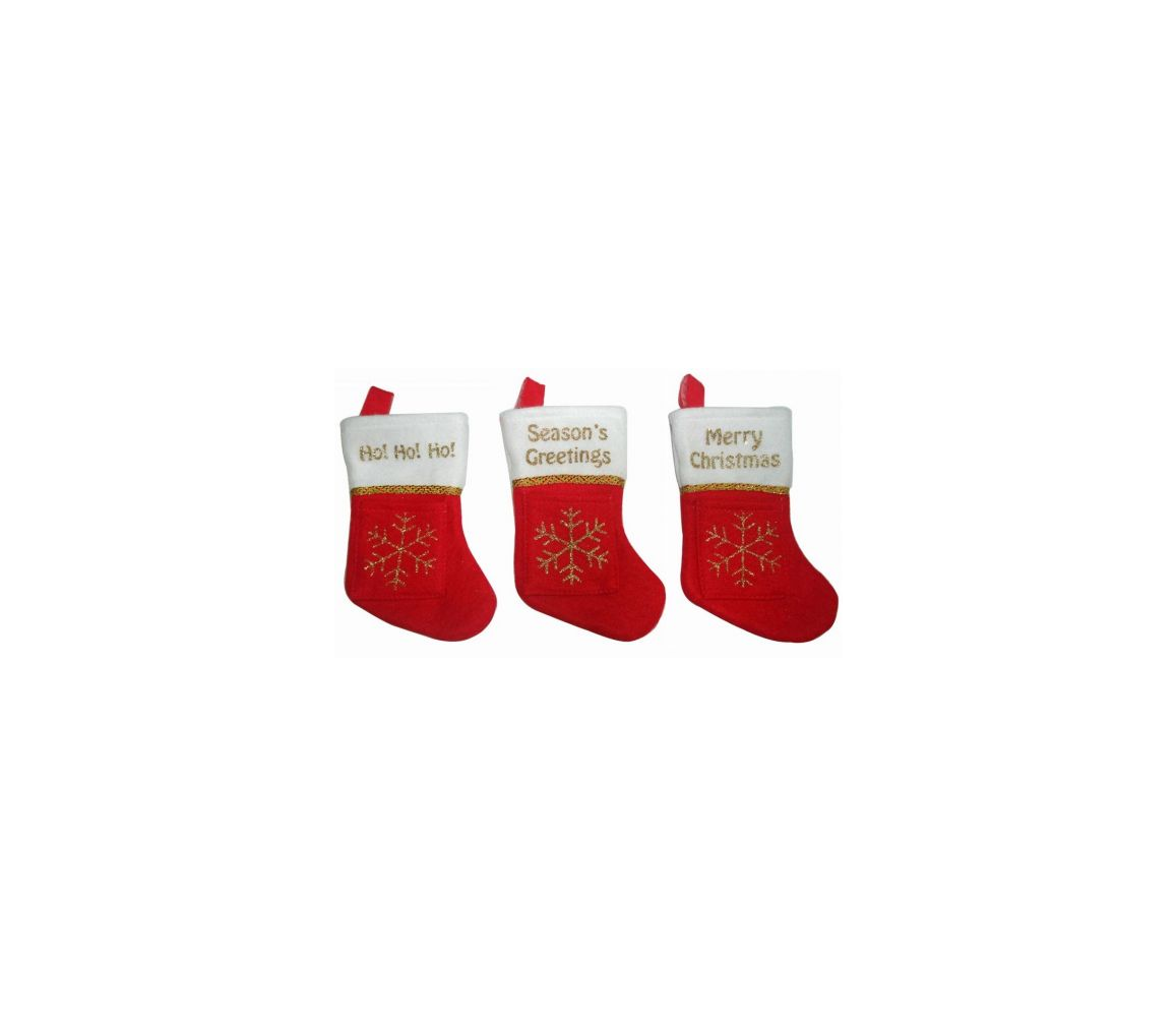 Glitter Gift Card Holder Mini Stocking - 7"