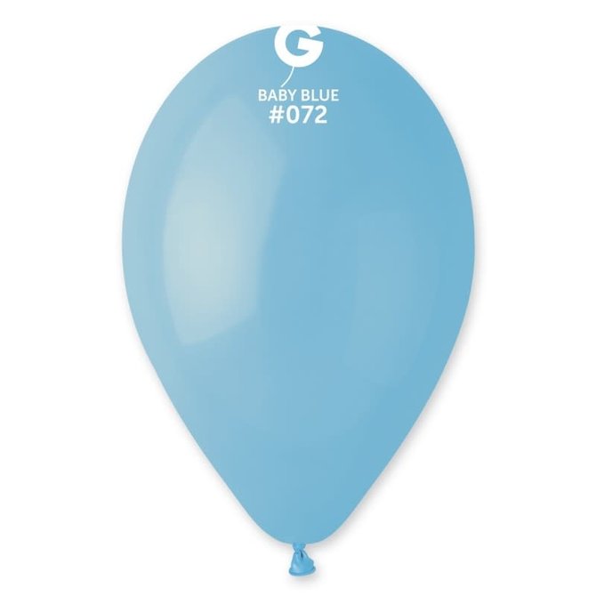 Baby Blue 12" Latex Balloons, 50ct
