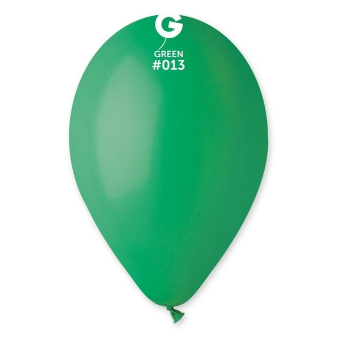 Green 12" Latex Balloons, 50ct