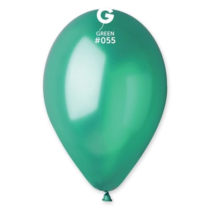 Metallic Green 12" Latex Balloons, 50ct