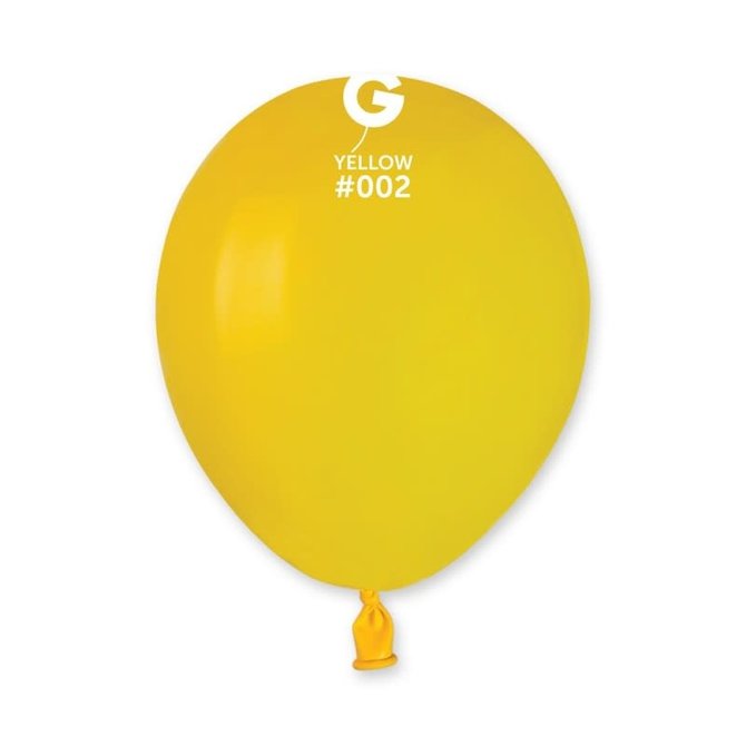 Yellow 5" Latex Balloons, 100ct