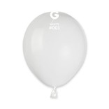White 5" Latex Balloons, 100ct