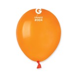 Orange 5" Latex Balloons, 100ct