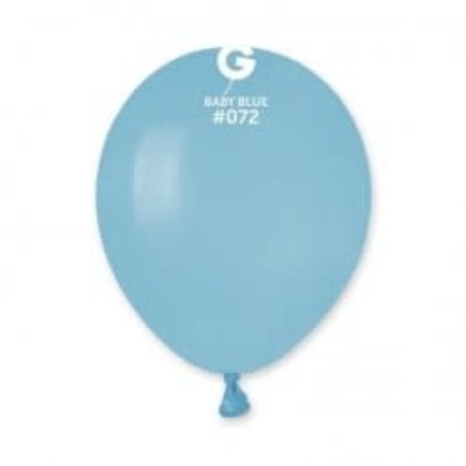 Baby Blue 5" Latex Balloons, 100ct