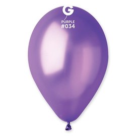 Metallic Purple 12" Latex Balloons