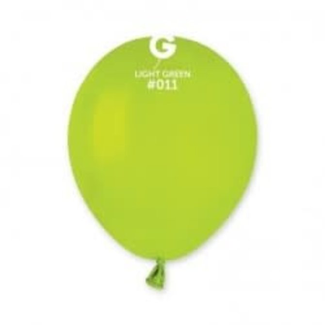 Light Green 5" Latex Balloons, 100ct
