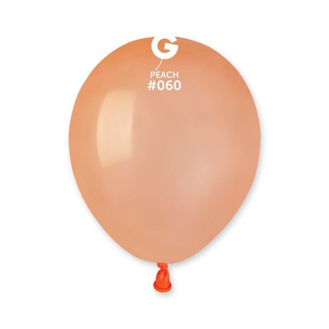 Peach 5" Latex Balloons, 100ct