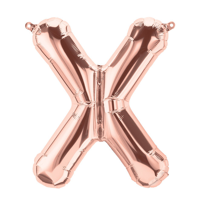 16" Letter X- Rose Gold