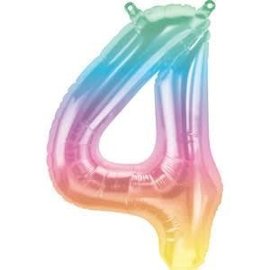 16" Number 4 - Rainbow