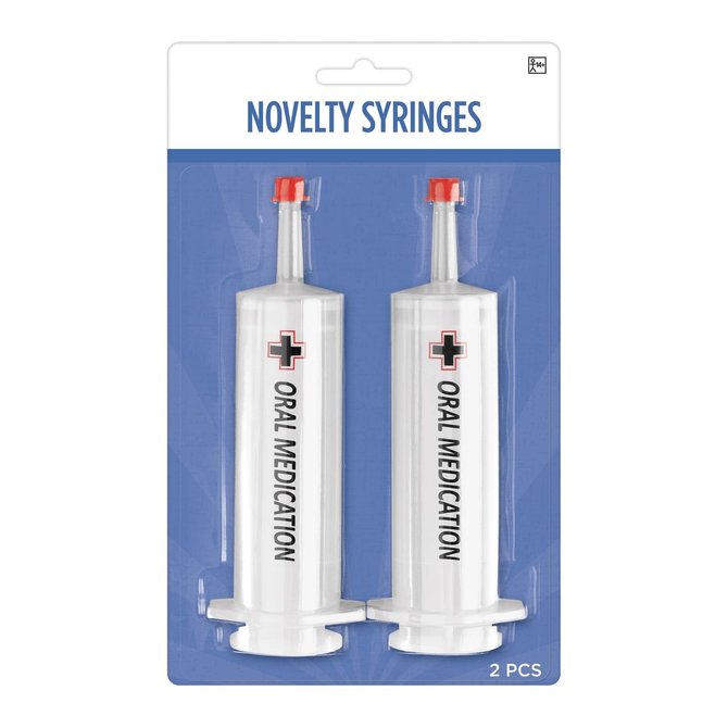 Oversized Novelty Syringes -2ct