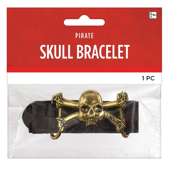 Pirate Skull Cuff Bracelet