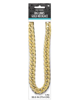 Old School Big Links Gold Necklace