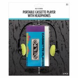 Portable Cassette Player w/ Headphones