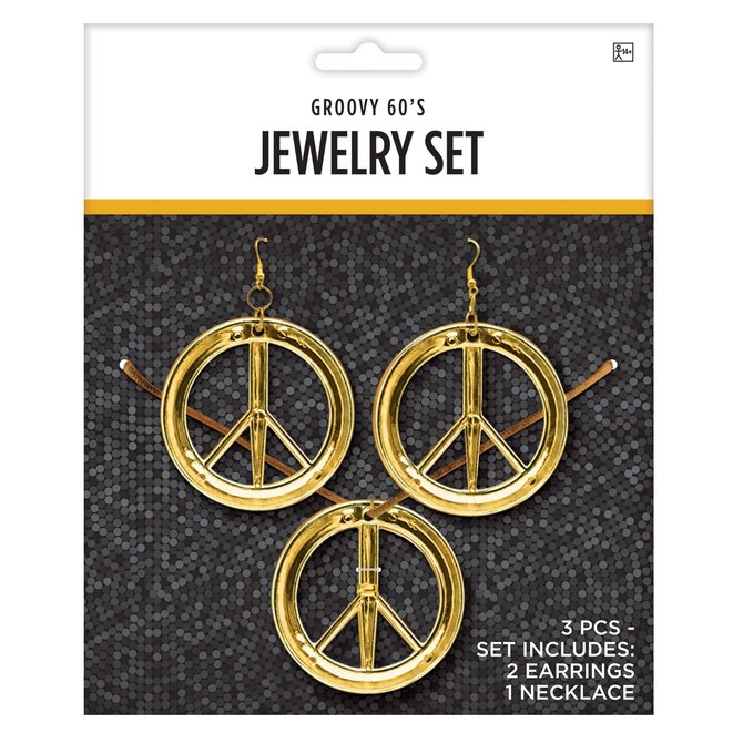 Peace Jewelry Set 60's