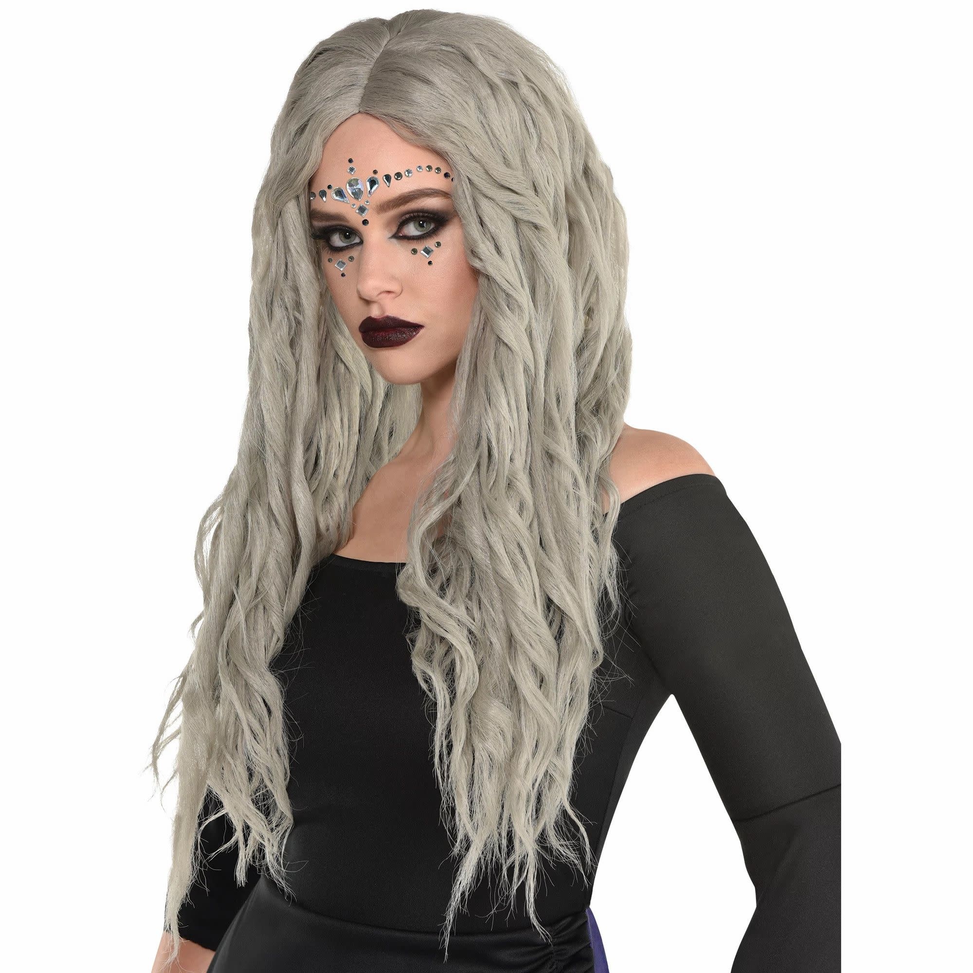 Bohemian Waves Grey Wig #707
