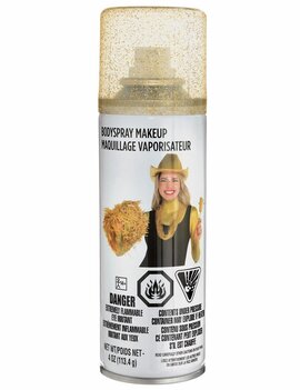 Body Spray Makeup - Gold Glitter