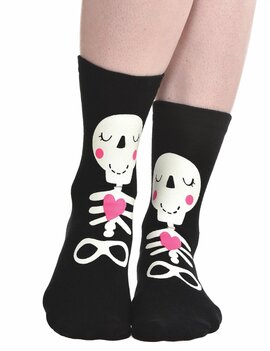Skeleton Glow In The Dark Crew Socks* Skeleton Glow In The Dark Crew Socks*