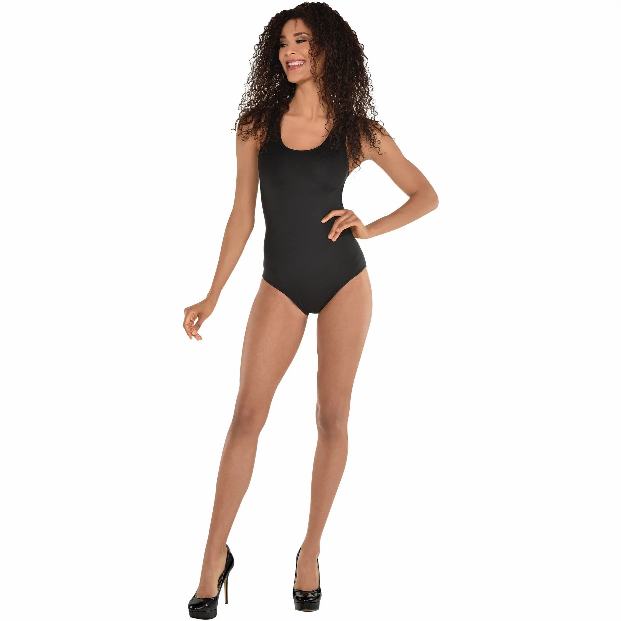 Black Tank Bodysuit - Adult