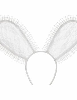 White Lace Bunny Ears