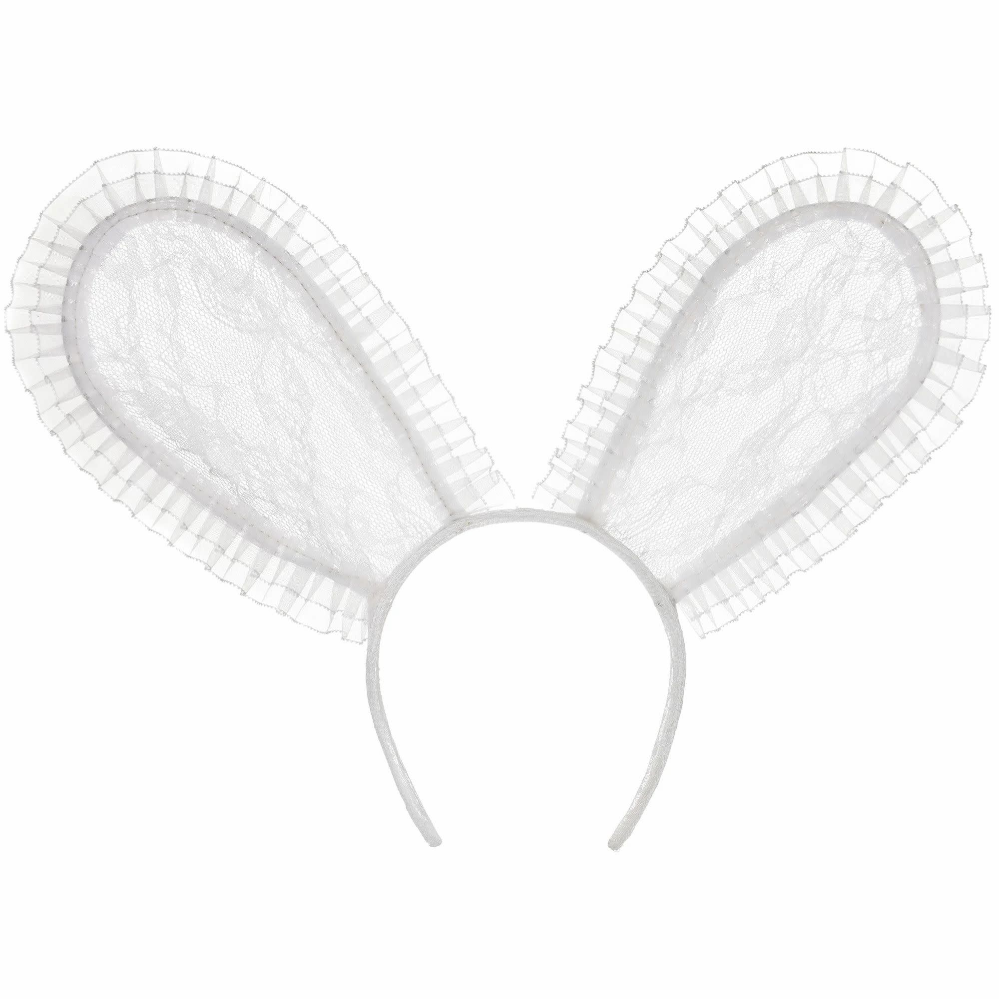 White Lace Bunny Ears