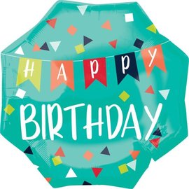 Happy Birthday Reason to Celebrate Foil Balloon, 22"