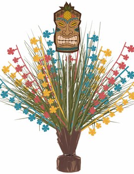 Vintage Tiki Deluxe Spray Centerpiece