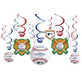 Rawlings™ Baseball Value Pack Swirl Decorations