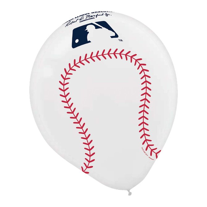 Rawlings Major League Baseball Printed Latex Balloons -6ct