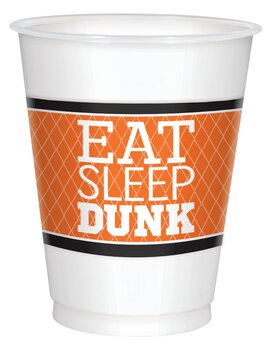 Nothin' But Net Plastic Cups, 16 oz. -8ct
