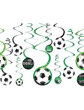 Goal Getter Value Pack Spiral Decorations - 12ct