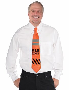 Over the Hill Construction Tape Tie
