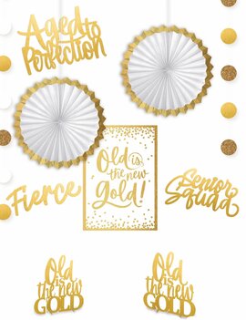 Over the Hill Golden Age Room Decorating Kit