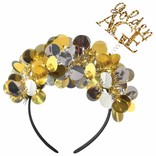 Over the Hill Golden Age Tinsel Headband