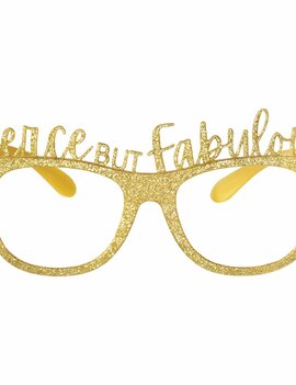 Over the Hill Golden Age Glitter Glasses