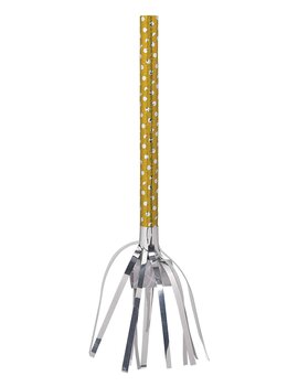 Birthday Accessories Silver & Gold Fringed Blowouts -8ct