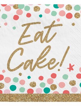 Wish Big Birthday Beverage Napkins -36ct