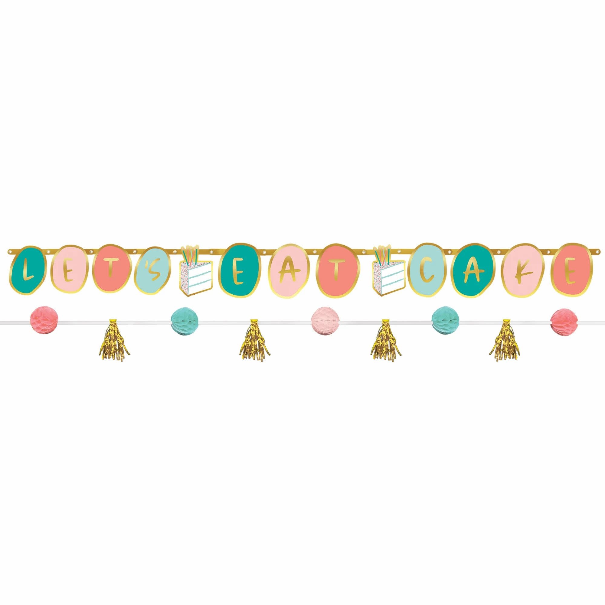 Happy Cake Day Banner Kit - 2ct