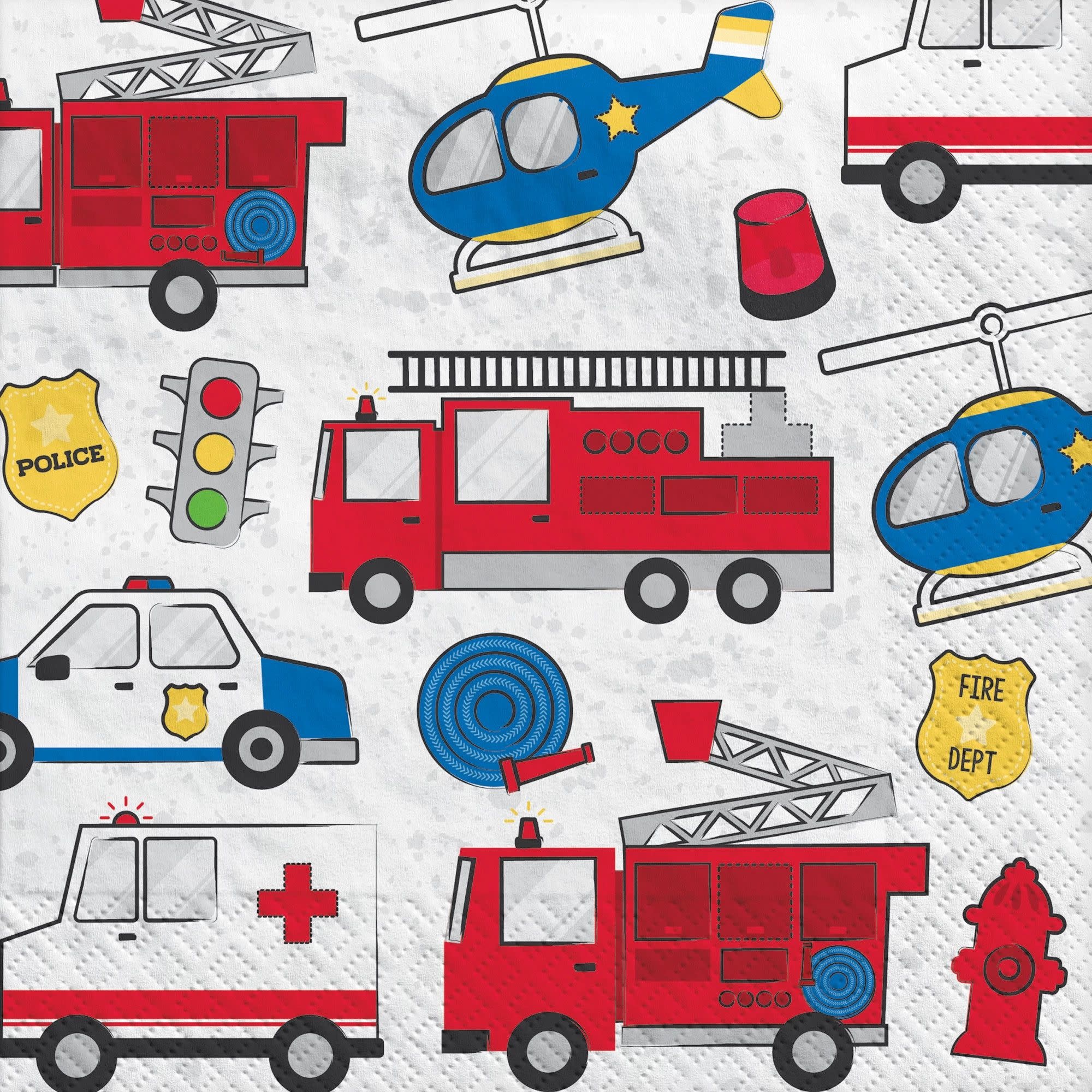 First Responders Luncheon Napkins -16ct
