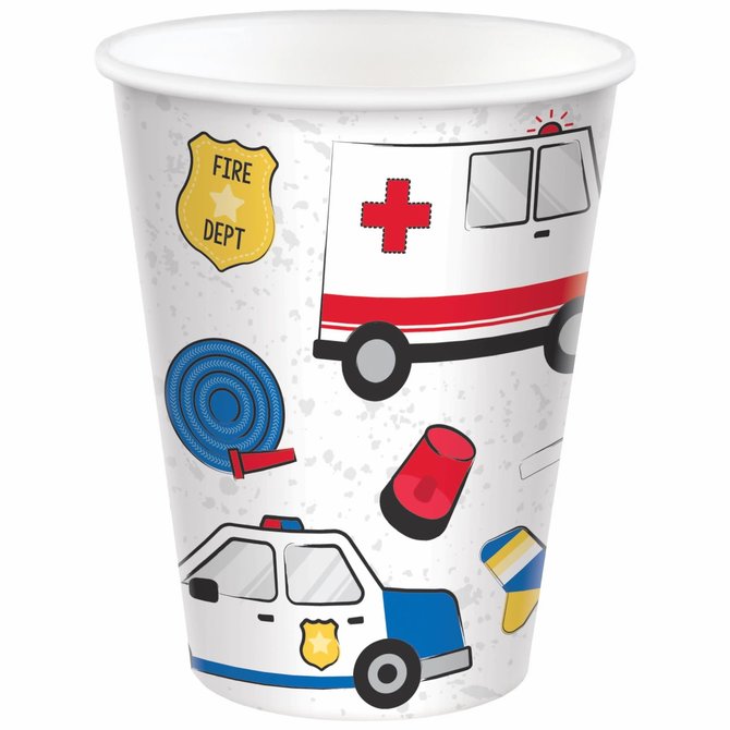 First Responders Cups, 9 oz. -8ct